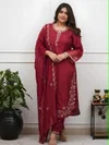 KF 2106 Kalaai Roman Silk Kurti With Bottom Dupatta
